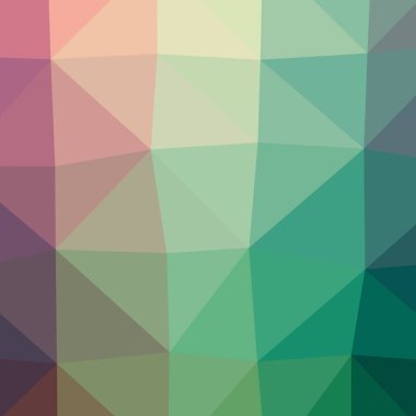 Güzel yeşil düşük poli arka plan resmi