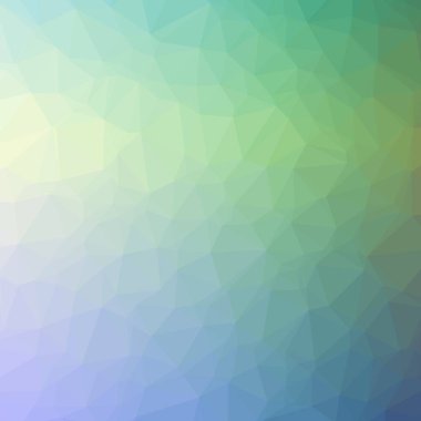 Soyut düşük poli yeşil kare arka plan resmi