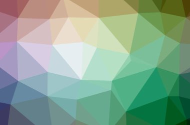 Güzel yeşil düşük poli arka plan resmi