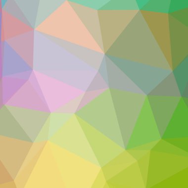 Güzel yeşil düşük poli arka plan resmi