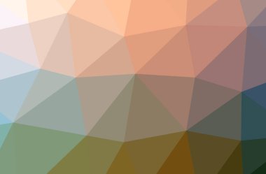 Turuncu soyut Çokgen çizimi güzel çok renkli arka plan