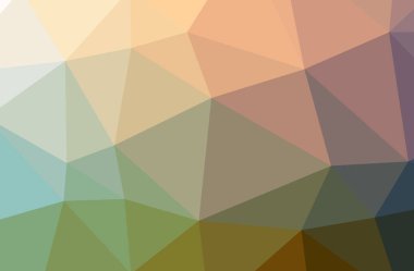 Turuncu poligonal güzel çok renkli arka plan resmi