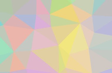 Turuncu poligonal güzel çok renkli arka plan resmi