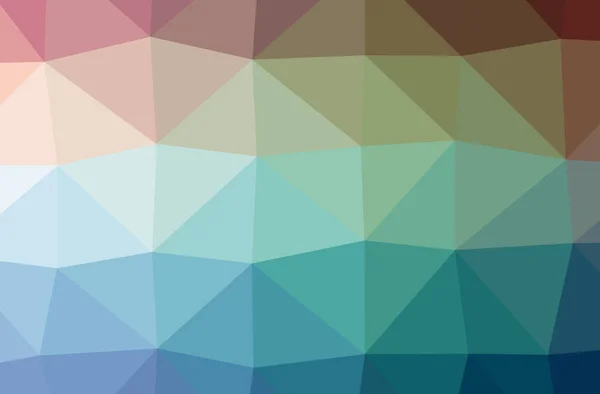 Illustration Blue Poligon Elegant Multicolor Background — Stock Photo, Image