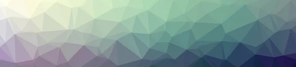 Illustration of abstract low poly blue banner background