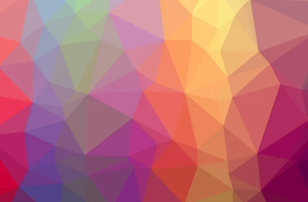 Illustration Red Abstract Polygonal Beautiful Multicolor Background — Stock Photo, Image