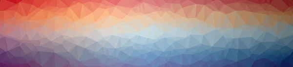 Illustration Der Abstrakten Low Poly Blue Banner Hintergrund — Stockfoto