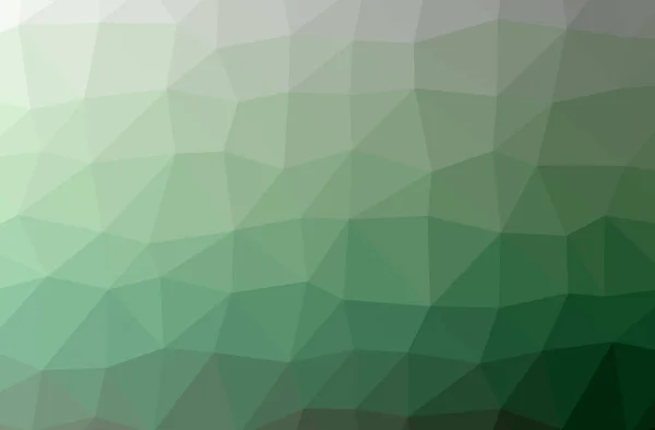 Иллюстрация Зеленого Полигона Красивый Многоцветный Фон — стоковое фото