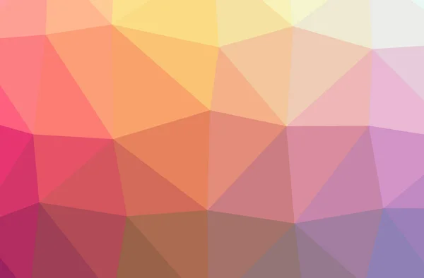 Abbildung Des Roten Polygonalen Schönen Mehrfarbigen Hintergrunds — Stockfoto