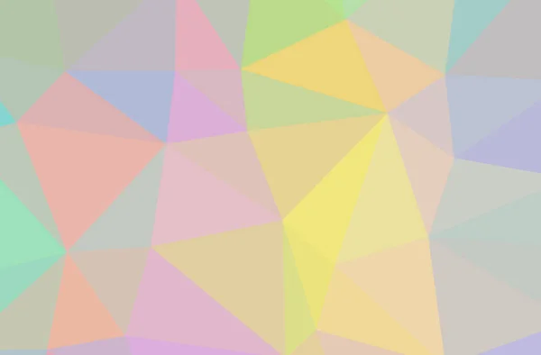 Illustration Des Orangen Abstrakten Polygonalen Schönen Mehrfarbigen Hintergrund — Stockfoto