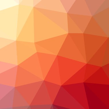 Güzel turuncu düşük poli arka plan resmi