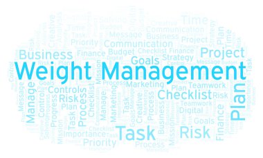 Yönetim kelime bulutu, yalnızca metin ile yapılan ağırlık