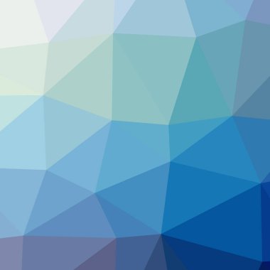Güzel mavi düşük poli arka plan resmi