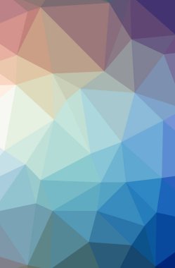 Güzel mavi düşük poli arka plan resmi