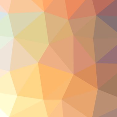 Güzel turuncu düşük poli arka plan resmi