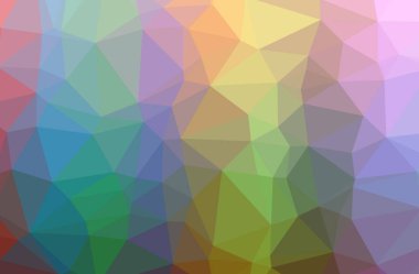 Güzel mavi düşük poli arka plan resmi