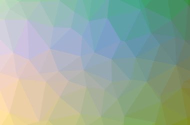 Soyut düşük poli mavi yatay arkaplan çizimi