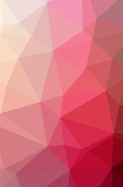 Güzel kırmızı düşük poli arka plan resmi