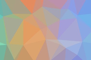 Güzel mavi düşük poli arka plan resmi