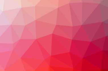 Güzel kırmızı düşük poli arka plan resmi