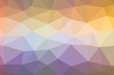 Güzel turuncu düşük poli arka plan resmi