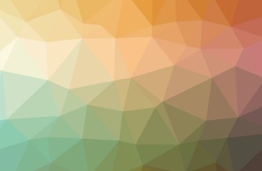 Güzel turuncu düşük poli arka plan resmi