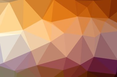 Soyut düşük poli turuncu yatay arka plan resmi