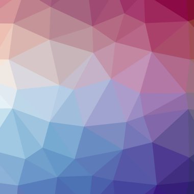 Güzel mavi düşük poli arka plan resmi