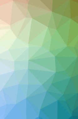 Güzel mavi düşük poli arka plan resmi