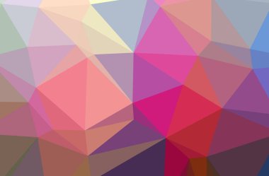 Soyut düşük poli kırmızı yatay arka plan resmi