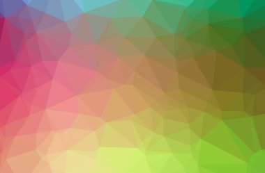 Soyut düşük poli yeşil yatay arka plan resmi