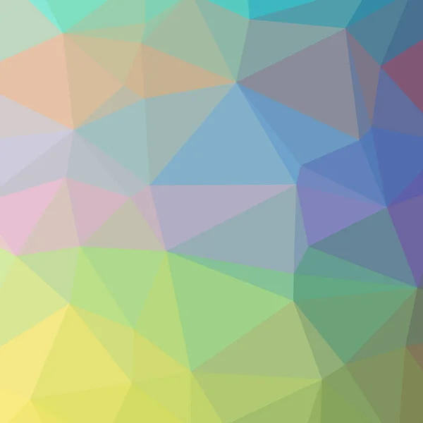 Illustration Abstract Low Poly Blue Square Background — Stock Photo, Image