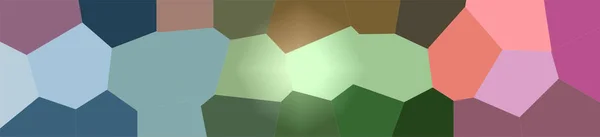 Illustration Des Grünen Und Braunen Riesigen Sechseckhintergrundes Abstrakte Farbe — Stockfoto