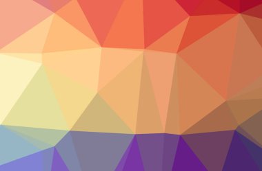 Soyut düşük poli turuncu yatay arka plan resmi