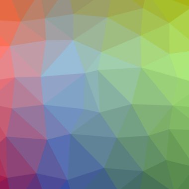 Güzel yeşil düşük poli arka plan resmi