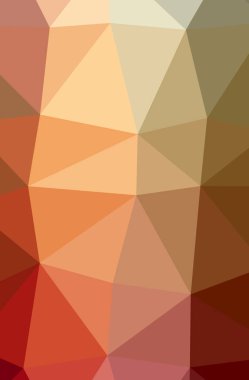 Güzel turuncu düşük poli arka plan resmi