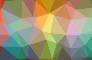 Güzel turuncu düşük poli arka plan resmi