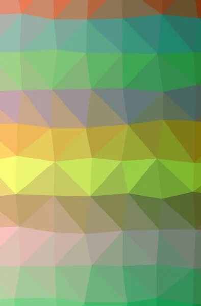 Ilustración Fondo Vertical Abstracto Color Verde Poli Bajo — Foto de Stock