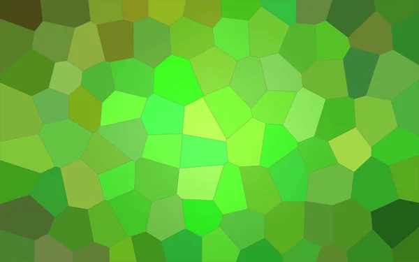 Иллюстрация Зеленого Яркого Фона Большого Шестиугольника — стоковое фото