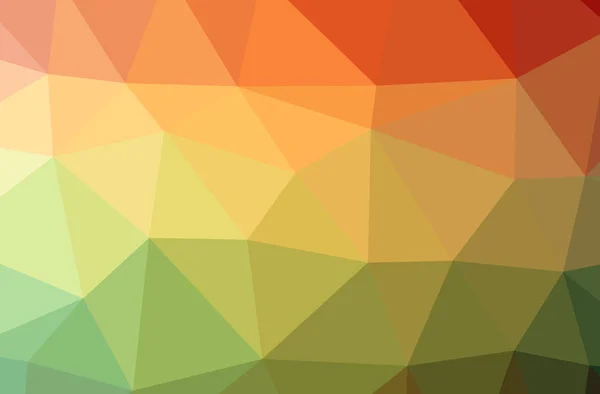 Illustration Abstract Low Poly Orange Horizontal Background — Stock Photo, Image