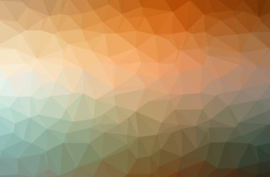 Soyut düşük poli turuncu yatay arka plan resmi