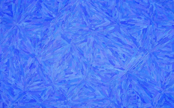 Illustration Blue Impressionist Impasto Background — Stock Photo, Image