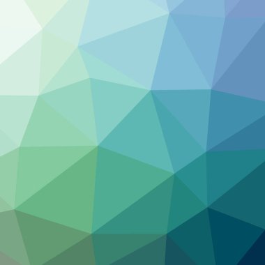 Soyut düşük poli mavi kare arka plan resmi