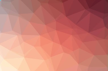 Soyut düşük poli kırmızı yatay arka plan resmi