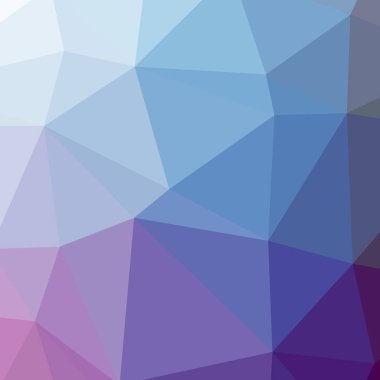 Soyut düşük poli mavi kare arka plan resmi