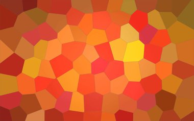 Turuncu parlak büyük altıgen arka plan resmi