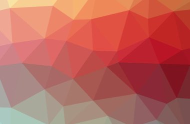 Soyut düşük poli kırmızı yatay arka plan resmi