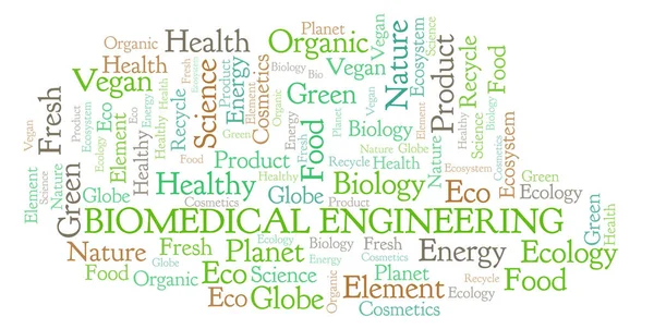 Biomedical Engineering word cloud. Wordcloud made with text only.