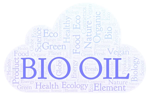 Bio Science Word Cloud Wordcloud Gjorda Med Endast Text — Stockfoto