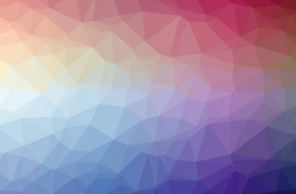 Illustration Abstract Low Poly Blue Horizontal Background — Stock Photo, Image